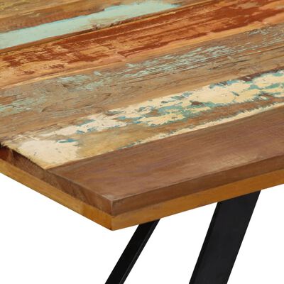 vidaXL tömör újrahasznosított fa étkezőasztal 140 x 80 x 76 cm