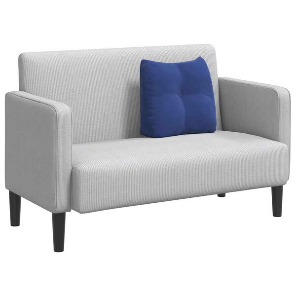 vidaXL Hátpárna Rendőrségi kék 45 x 24 x 50 cm Bársony