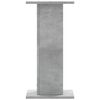 vidaXL 2 db betonszürke szerelt fa növénytartó állvány 30 x 30 x 60 cm