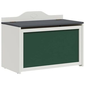 vidaXL Gyerek kreat&iacute;v t&aacute;rol&oacute; ROROS Sz&uuml;rke &eacute;s Feh&eacute;r 73 x 40 x 55 cm