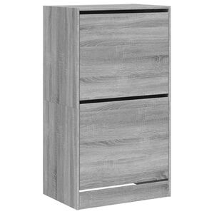 vidaXL sz&uuml;rke sonoma cipőszekr&eacute;ny 2 kihajthat&oacute; fi&oacute;kkal 60x42x108 cm