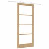 vidaXL Cs&uacute;sz&oacute; ajt&oacute; ORKDAL Term&eacute;szetes 93 x 211 cm