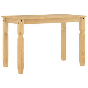 vidaXL Corona t&ouml;m&ouml;r fenyőfa eb&eacute;dlőasztal 112 x 60 x 75 cm