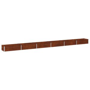 vidaXL Emelt kert &aacute;gy&aacute;s Rozsd&aacute;s 480 x 40 x 24 cm karton