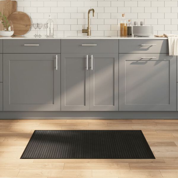 vidaXL négyszögletű sötétbarna bambusz szőnyeg 60 x 300 cm