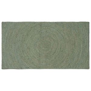 vidaXL Ter&uuml;letszőnyegek Olajz&ouml;ld 100 x 200 cm Juta