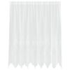 vidaXL Csipk&eacute;s F&uuml;gg&ouml;ny f&uuml;gg&ouml;ny&ouml;kkel Feh&eacute;r 160 x 200 cm Poli&eacute;szter