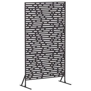 vidaXL Mag&aacute;nszf&eacute;ra K&eacute;pernyő 100 x 50 x 180 cm Ac&eacute;l Fekete