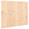 vidaXL t&ouml;m&ouml;r fenyőfa fali fejt&aacute;mla 140 x 3 x 110 cm