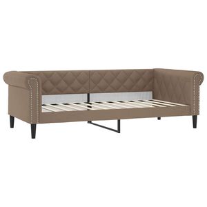 vidaXL k&aacute;v&eacute;sz&iacute;nű műbőr kanap&eacute;&aacute;gy 80 x 200 cm