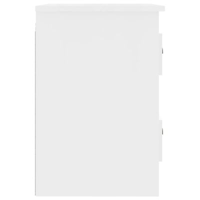 vidaXL fehér falra szerelhető éjjeliszekrény 41,5x36x53 cm