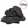 vidaXL fekete vulkanikus kőzetek 10-30 cm 25 kg
