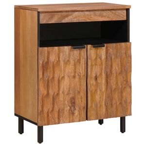 vidaXL Sz&eacute;f Ak&aacute;cbarna fel&uuml;let 60 x 33 x 75 cm T&ouml;m&ouml;r Mang&oacute;f&aacute;t