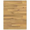vidaXL T&eacute;glalap Asztallap 30 x 30 x 3,2 cm N&eacute;gyzet T&ouml;m&ouml;r Ak&aacute;cfa Feh&eacute;r