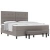 vidaXL Boxrug&oacute;s &aacute;gy fejt&aacute;ml&aacute;val T&oacute;psz&iacute;nű 180 x 200 cm sz&ouml;vet