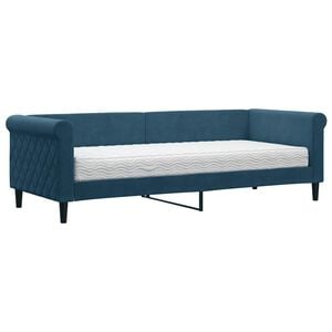 vidaXL k&eacute;k b&aacute;rsony heverő matraccal 80 x 200 cm
