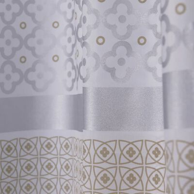 Sealskin Marrakech ezüstszínű zuhanyfüggöny 180 cm