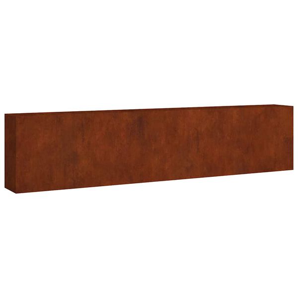 vidaXL corten ac&eacute;l kerti magas&aacute;gy&aacute;s 360x40x80 cm