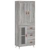 vidaXL sz&uuml;rke sonoma szerelt fa magasszekr&eacute;ny 69,5 x 34 x 180 cm