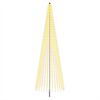 vidaXL LED Kar&aacute;csonyi Fenyő 485 cm 1632 LED Meleg feh&eacute;r Vas Fekete