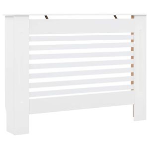 vidaXL feh&eacute;r MDF radi&aacute;torburkolat 112 x 19 x 81,5 cm