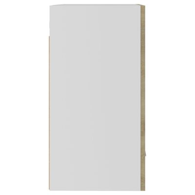 vidaXL 2 db sonoma-tölgy színű forgácslap függő szekrény 50x31x60 cm