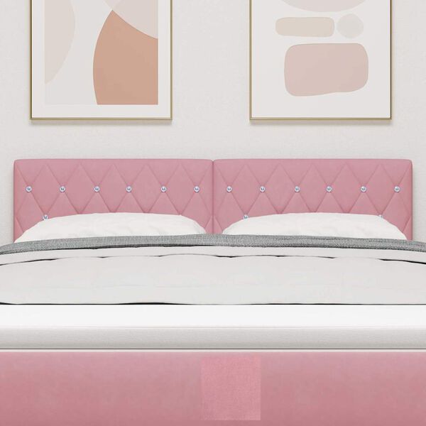 vidaXL Fejt&aacute;mla fejt&aacute;ml&aacute;val R&oacute;zsasz&iacute;n 144 cm Műbőr