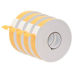 vidaXL &Ouml;ntapad&oacute; habszalag 4 db Feh&eacute;r 40mm x 5m CR Hab