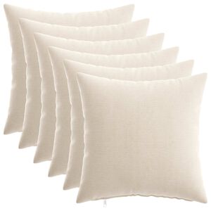 vidaXL P&aacute;rna huzat 6 db HEERLEN Kr&eacute;msz&iacute;nű 30 x 30 cm Chenille Sz&ouml;vet