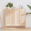 vidaXL 4 db t&ouml;m&ouml;r fenyőfa lamell&aacute;s szekr&eacute;nyajt&oacute; 99x29,5 cm