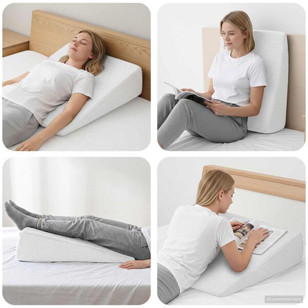 vidaXL Wedge p&aacute;rna Egysz&iacute;nű Feh&eacute;r 69 x 64 x 19 cm