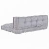 vidaXL Pallet Sofa P&aacute;rna 2 pcs Sz&uuml;rke 120 x 80 x 38 cm Sz&ouml;vet