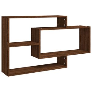 vidaXL barna t&ouml;lgysz&iacute;nű szerelt fa fali polc 104 x 20 x 58,5 cm