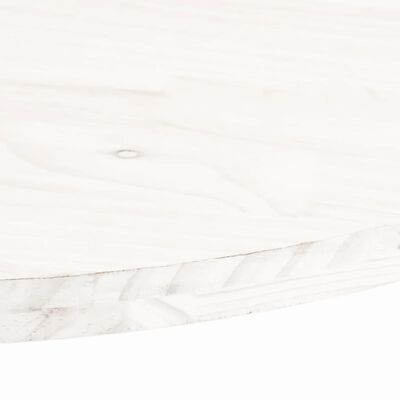 vidaXL fehér tömör fenyőfa ovális asztallap 60 x 30 x 2,5 cm