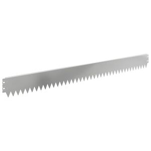 vidaXL Fűszeg&eacute;lyez&eacute;s 10 db 103 x 10 cm Ac&eacute;l Ez&uuml;st
