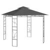 vidaXL antracitsz&uuml;rke pavilon 3 x 3 x 2,7 m 160 g/m&sup2;