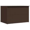 vidaXL barna polyrattan kerti t&aacute;rol&oacute;l&aacute;da 150 x 100 x 100 cm