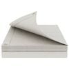 vidaXL Ponyva f&eacute;mf&uuml;lekkel Feh&eacute;r 2 x 3 m 90 gsm PE