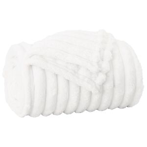 vidaXL Pl&eacute;d Feh&eacute;r 150 x 130 cm 0.45 kg Gyapj&uacute;