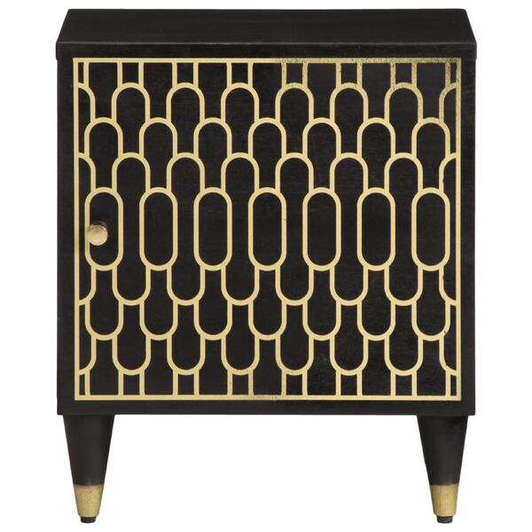 vidaXL tömör mangófa éjjeliszekrény 40 x 33 x 46 cm