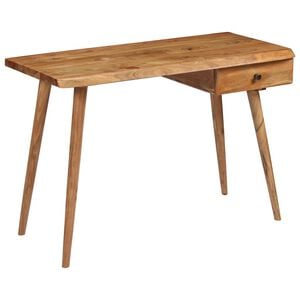 vidaXL t&ouml;m&ouml;r ak&aacute;cfa &iacute;r&oacute;asztal 110 x 50 x 76 cm