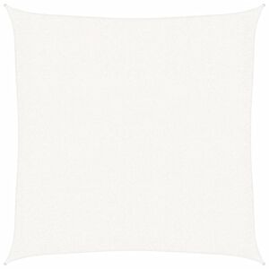 vidaXL n&eacute;gyzet alak&uacute; HDPE napvitorla 2 x 2 m feh&eacute;r