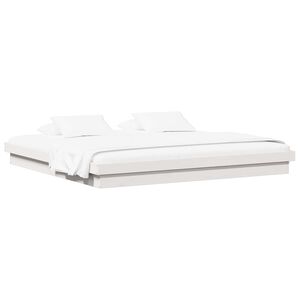 vidaXL feh&eacute;r t&ouml;m&ouml;r fa &aacute;gykeret 200 x 200 cm