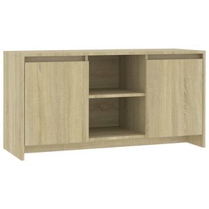 vidaXL sonoma t&ouml;lgy sz&iacute;nű szerelt fa TV-szekr&eacute;ny 102 x 36 x 50 cm
