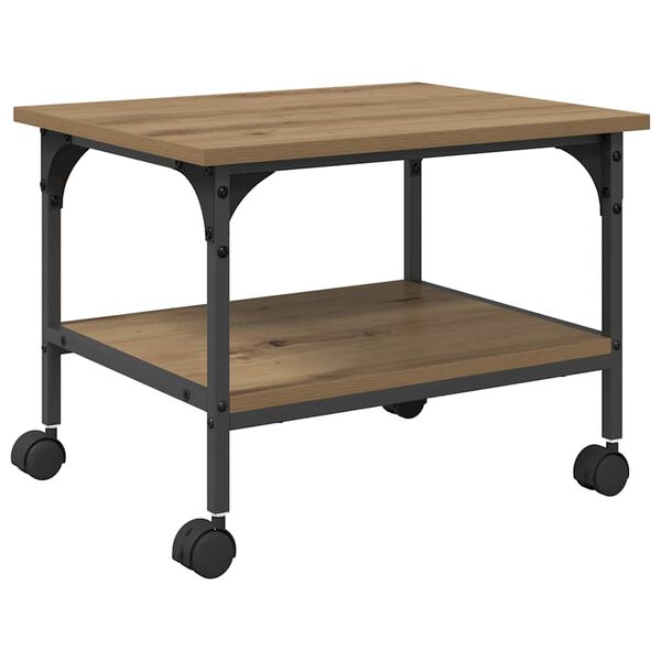 vidaXL Nyomtat&oacute;&aacute;llv&aacute;ny Artisan t&ouml;lgy 50 x 40 x 38 cm Faanyag