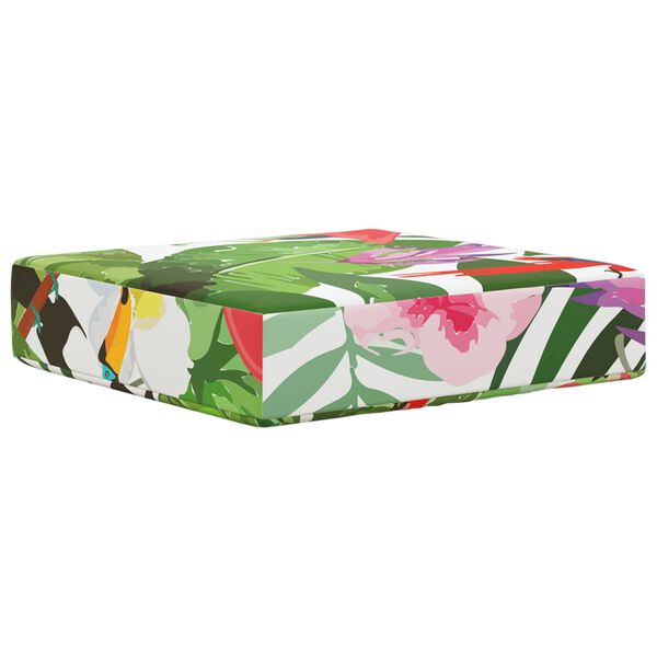 vidaXL K&uuml;lt&eacute;ri &uuml;lőp&aacute;rna sz&iacute;nes 40 x 40 x 8 cm 100% poli&eacute;szter