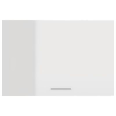 vidaXL magasfényű fehér forgácslap függő szekrény 60 x 31 x 40 cm