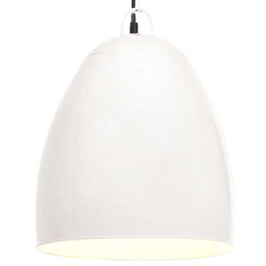 vidaXL kerek feh&eacute;r ipari f&uuml;ggől&aacute;mpa 25 W 42 cm E27