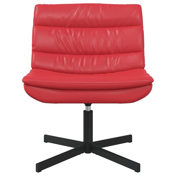 vidaXL Forg&oacute;sz&eacute;k Piros 63 x 75 x 76 cm PU