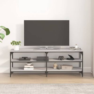 vidaXL szürke sonoma színű szerelt fa TV-szekrény 140 x 30 x 50 cm